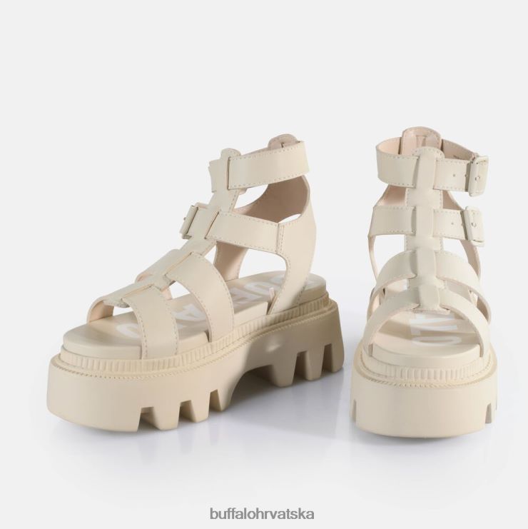 krema Buffalo flora fisher sandale s platformom veganske |sandale TDD6T641
